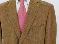 SAKKO HUGO BOSS Gr. 54 dunkel Flachs farbig Leinen Optik gebr. aber Top Zustand - Pulheim