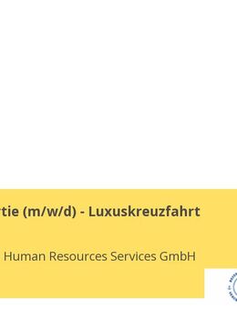 Chef de Partie (w/m/d) - Luxuskreuzfahrt - Berlin Mitte