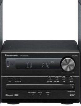 Panasonic SC-PM254EG Microanlage (Digitalradio (DAB), FM-Tuner mit RDS, 20 W)