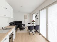 Barrierefreie Erdgeschosswohnung mit großer Terrasse, Garten und Stellplatz, möbliert und sofort - Wesseling