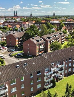 Frisch modernisierte Etagenwohnung mit Balkon in Lübeck-Sankt Lorenz Nord - Lübeck
