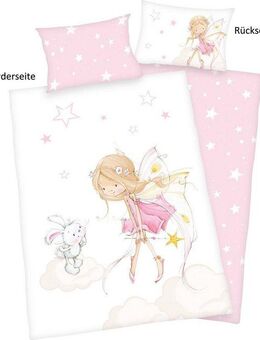 Baby Best Babybettwäsche Little Fairy, Flanell, mit niedlichem Feen-Motiv