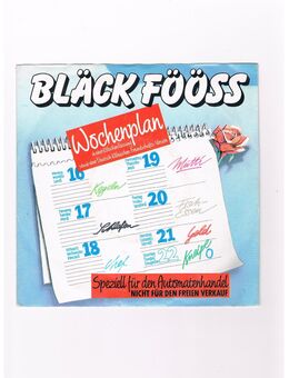 Bläck Fööss-Wochenplan-Vinyl-SL,1987 - Linnich
