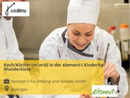 Koch/Köchin (m/w/d) in der element-i Kinderhaus Wunderkiste - Eislingen (Fils)