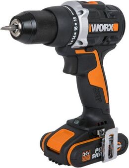 Worx Akku-Bohrschrauber WX102 NITRO, max. 2000 U/min, (Set), Brushless-Motor, 2-Gang-Getriebe, inkl. 2 Akkus & Ladegerät