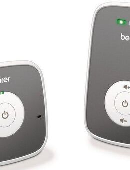 BEURER Babyphone BY 33 mit optischer Geräuschpegelüberwachung und LED-Anzeige, Reichweitenkontrolle mit akustischem Signal