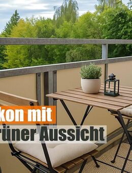 super Aussicht vom Südbalkon - mit Einbauküche im grünen Bernsdorf! - Chemnitz