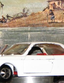 BMW 2000 CS Modellauto von Märklin 1:43 weiss/beige2 - Spraitbach