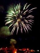 Feuerwerk, Fackeln, Partyartikel in 01968