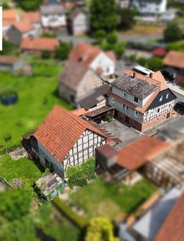 Viel Platz in ländlicher Idylle - Fachwerkhaus mit Scheune und Garten in Stadtallendorf-Wolferode - Stadtallendorf