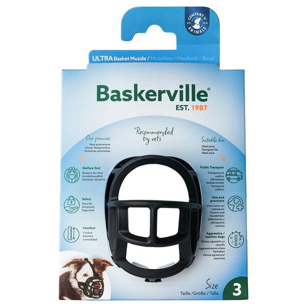 Maulkorb Baskerville Ultra 2.0 - Größe 4, z.B. Dalmatiner, Pointer - 