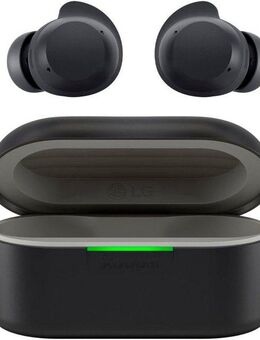 LG xboom Buds Lite Bluetooth-Kopfhörer (Active Noise Cancelling (ANC), Freisprechfunktion, LED Ladestandsanzeige, Multi-Point-Verbindung, Rauschunterdrückung, Sprachsteuerung, kompatibel mit Siri, Google Assistant, Siri, Bluetooth)
