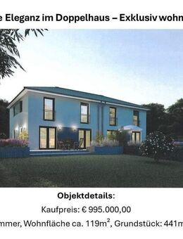 FBC - Mediterrane Eleganz im Doppelhaus – Exklusiv wohnen mit Stil - Eichenau