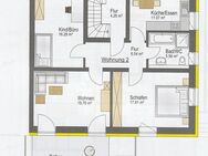 Kernsanierte 3 Zi.-Wohnung im 1.OG mit großem überdachten Balkon - Küssaberg