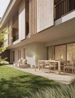 Neubau: Großzügige 3-Zimmer-Gartenwohnung mit perfekter Süd-West-Ausrichtung - Waakirchen