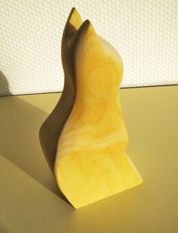 Holz-Katze,Vollholz,Natur - Linnich