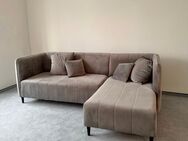 Sofa Couch Schlafsofa Samt Grau Düsseldorf - Düsseldorf