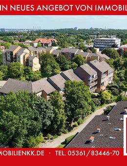 2-Zimmer-Wohnung mit Loggia, Stellplatz und Blick ins Grüne in Westhagen - Wolfsburg