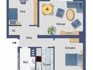 Vermietete Wohnung für Kapitalanlager: 3 Zimmer Wohnung in Mülheim - Köln