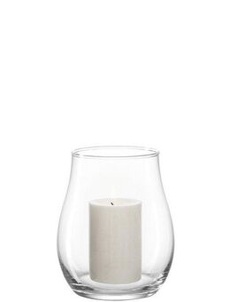 LEONARDO Windlicht Kerzenhalter GIARDINO, für Stumpenkerzen (1 St), Vase aus Glas, Spülmaschinenfest