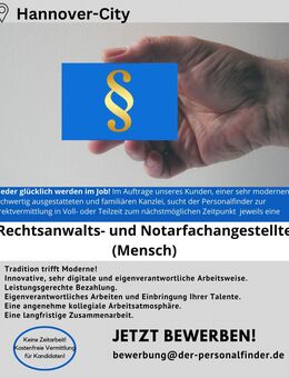 Rechtsanwaltsfachangestellte (Mensch) - TOP-Wirtschaftskanzlei, sehr zentral - Langenhagen