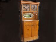 Sehr schmales (94cm) Buffet um 1920 (Wohnzimmerschrank antik). - Königswinter