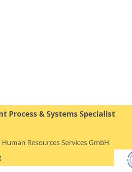 Procurement Process & Systems Specialist (w/m/d) - Hamburg