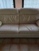 Leder Couchgarnitur 3er und 2er in 72664