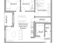 mit Wohnberechtigungsschein Stufe 1: 4-Zimmer-Mietwohnung in Burglengenfeld - Burglengenfeld