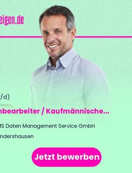 Sachbearbeiter / Kaufmännische Angestellte (m/w/d) für den Energiebereich - Sondershausen