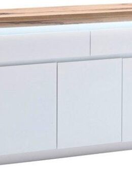 MCA furniture Sideboard Romina, mit LED Beleuchtung weiß dimmbar, inkl. Fernbedienung