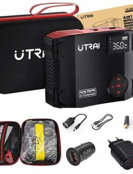 Powerbank & Autostarter Utrai 2000A mit Kompressor – Ihr idealer Begleiter für unterwegs! - Wuppertal