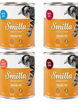 Sparpaket Smilla Geflügeltöpfchen 24 x 800 g - Mixed Pack