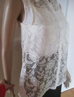 NEU * Ausgeh * Lace Spitze * DESIGNER * Romantik * ärmellos * Blusen * Top "Stradivarius" Gr. 34- 36/ XS- S * cremè- beige * champagner * ercu * - Riedlingen