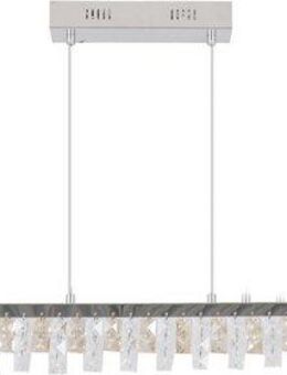 näve LED Pendelleuchte Diamonds, LED fest integriert, Warmweiß, LED Hängelampe, LED Hängeleuchte