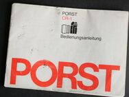Porst CR-1 Gebrauchsanleitung deutsch 16 Seiten Bedienungsanleitung; gebraucht - Berlin