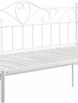 Home affaire Metallbett Sina, mit geschwungenem Kopf- und Fußteil, ausziehbar auf 180/200 cm