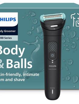 Philips Elektrokörperrasierer Serie 7000 BG7470/15, Aufsätze: 4, mit flexiblem 2D-Scherkopf, Präzisionskamm, inkl. Reiseetui