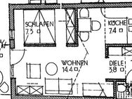 helle 1,5 Zimmer DG Wohnung mit Galerie/Empore in kleiner Wohneinheit in Neufahrn b. Freising - Neufahrn (Freising)