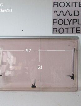 Dethleffs Wohnwagenfenster ca 97 x 61 Roxite 80 D401 9603 gebr. (zB Kabine RG7) - Schotten Zentrum