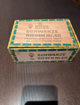 Alte Zigarren Kiste, Holz. - Mechernich
