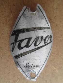Fahrradteile Favor Velo Steuerkopf CH Schild Emblem - Volketswil