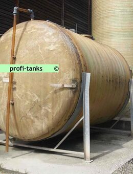 P86 gebrauchter 30.000 L Polyestertank GFK-Tank Reich-Tank Lagertank Wassertank Zisterne Flüssigfuttertank Regenauffangtank oberirdischer Lagerbehälter - Nordhorn