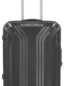 travelite Hartschalen-Trolley ELVAA, verschiedene Größen und Farben, 4 Rollen, Hartschallenkoffer Reisegepäck TSA Schloss mit Blindenschrift