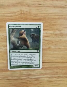 Magic The Gathering-Sammelkarte-Grizzlybären. - Nörvenich