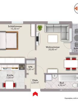 2 Zimmerwohnung mit Aufzug, Keller und Balkon in Schwandorf - ideal für Singles, Paare, Senioren - Schwandorf
