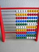 Holz-Abacus,ca. 23x23 cm,Alt in 52441