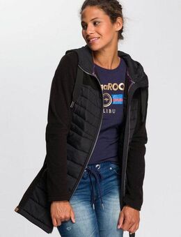 KangaROOS Langjacke Hybridjacke - Fleecejacke mit wattierten Bereichen