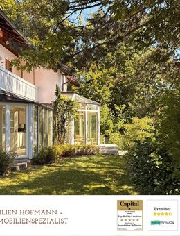 Charmante 2-Zimmer-Wohnung mit Wintergarten, großem Garten & Garage in gehobener Lage Landshuts! - Landshut