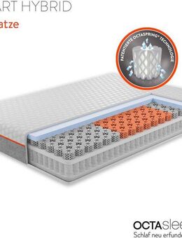 Taschenfederkernmatratze Octasleep Smart Hybrid Matress, OCTAsleep, 23 cm hoch, (1-tlg)